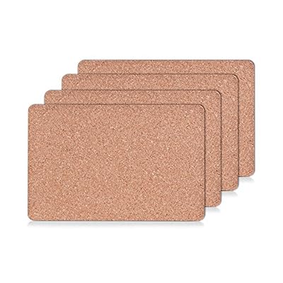 Zeller Sets de Table en Liège 44 x 29 cm 4 Pièces