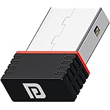 Portronics BlueFi Nano USB Wi-Fi & Bluetooth Adapter, Dual-Band 2.4GHz (200 Mbps)/5GHz (450 Mbps) up to 650Mbps, IEEE 802.11 b/g/n/ac, Plug & Play, for PC & Laptop, Compatible with Windows 10 & Above: 