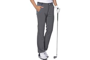 AOLI RAY Homme Golf Pantalon Imperméable Extensible Sports Golf Pants avec 4 Poches
