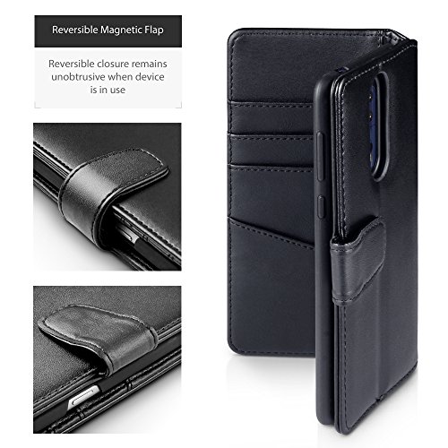 Nokia 8 Funda Cartera de aut ntico cuero tapa delantera con billetera para tarjetas adaptable en posicion horizontal - Negro oscuro reviews Nokia 8 Funda Cartera de aut ntico cuero tapa delantera con billetera para tarjetas adaptable en posicion horizontal - Negro oscuro