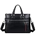 Produktbild Echte PU-Leder Schulter Diagonale 14-Zoll-Notebook-Computer-Tasche Aktentasche Die Versicherungswirtschaft Ausstellung,Black1-OneSize