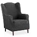 Produktbild Bartali Elastischer Ohrensesselbezug Aitana, 50% Polyester, 45% Baumwolle, 5% Elastomer, Grau, 1 Quadratisch
