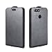 Produktbild Huawei Nova 2 Case, Huawei Nova 2 Cover Thin Flip Cover Case Carry Case Excellent Phone Case for Huawei Nova 2 by Happon (Black)