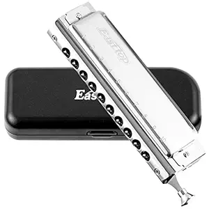 Easttop® 10 Holes 40 Tune Advanced Chromatic Mouth Organ Harmonica with Scale Changer T10-40