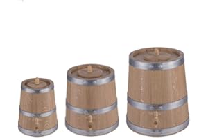 MADEINFRANCE MGI DEVELOPPEMENT VINAIGRIER en Chene, Haut DE Gamme Fait Main Made in France (3 litres)