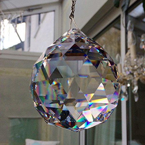 Kristallkugel ø 40 mm im feinem Geschenkbeutel 30% Pbo Hochbleikristall Regenbogenkristall Kristall Kugel Fensterdeka Feng Shui Kristallglas - 6