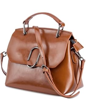 YANGYANJING Geschenk der Mutter Tages Damen Classic Leather Tote Hobosund Schultertasche