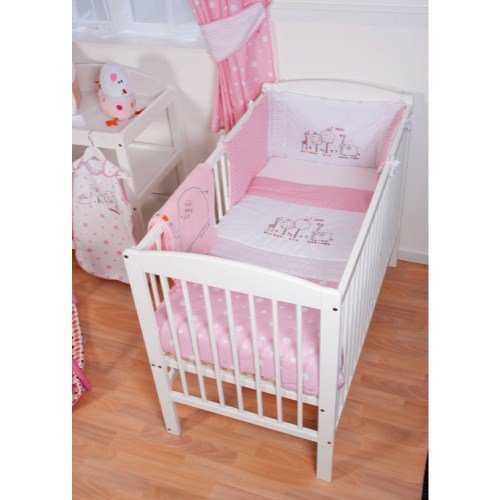 RED KITE Hello Ernest Cosi Cot 4 Piece Bedding Set (Pink)