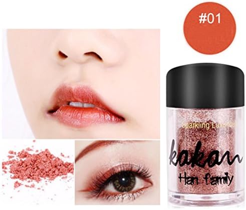 2018 New 6 Colors Eyeshadows, GreatestPAK Pearl Metallic Eyeshadow Palette Makeup Available (#01)