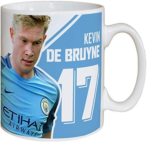 Personalised Kevin De Bruyne Autograph Player Photo 11oz Ceramic Mug