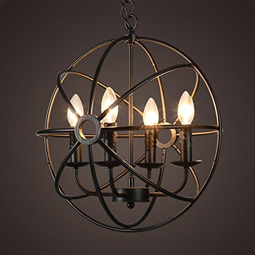 LOFT Creative Retro Wrought Iron Chandelier Industrial Style Clothing Shop Cafe Restaurant Bar Leisure Area Ceiling