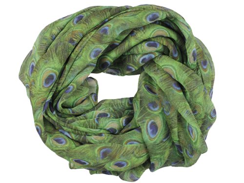 Salvador Bachiller - Peacock Scarf - Verano-XIII SN201302 - Green