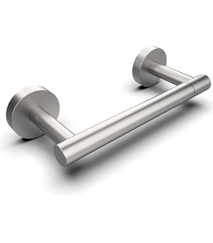 Moen Voss Toilettenpapierhalter Gebürstetes Nickel - Schwenkbar, Wandmontage, Doppelpfosten
