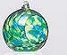 Produktbild Friendship Globe - Teelichhalter zum hängen mit Band - glas mundgeblasenem - Sea Green