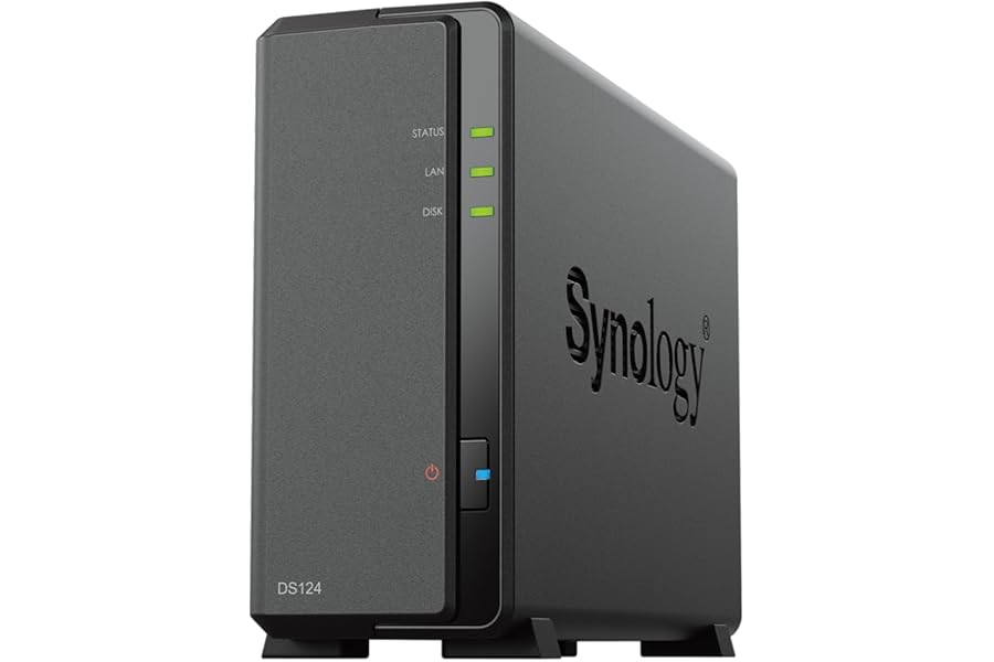 Synology DiskStation DS124 1 Bay Desktop NAS