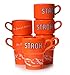 Produktbild Stroh Tasse Orange 6 x 0,25 l Jagertee-Tassen Keramik Original