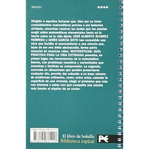 Matemáticas: Guía práctica para la vida cotidiana (El Libro De Bolsillo - Biblioteca Espiral)