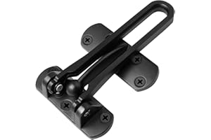 Litensh Cerradura de cadena de puerta, Cadena de Seguridad, Bloqueo de puerta de seguridad, Pestillo para puerta delantera e interior, Cerradura de protección de puerta de barra oscilante