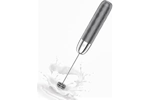 Maestri House Elektryczny spieniacz do mleka z możliwością ponownego ładowania, zdejmowana trzepaczka ze stali nierdzewnej, mikser do napojów, spieniacz, mini mikser do Matcha, Latte, LunaFro Mini