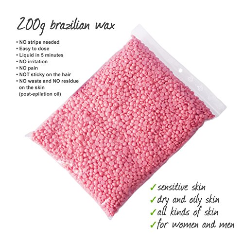 ♥ MEALISS 120 ♥ 4 in 1 Komplett Waxing-Set – Brazilian Waxing – Elektrischer Wachswärmer – Heisswachs-Epilation ♥ Luxus-Haarentfernung für zuhause ♥ - 6