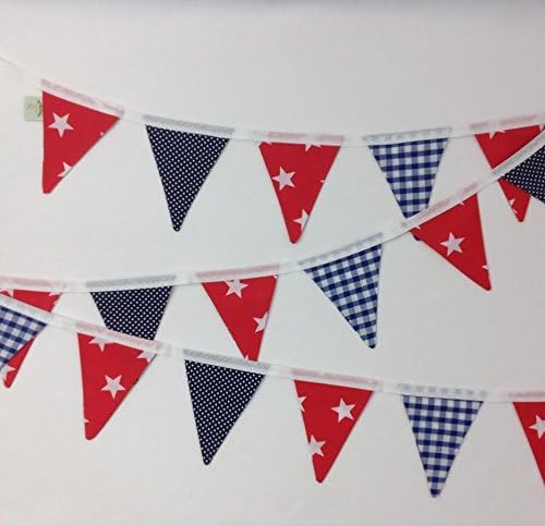 KIDS PLAYHOUSE BUNTING ~ RED STAR ~ BEDROOM/WALL DECOR