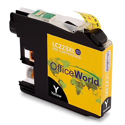 OfficeWorld Kompatible Patronen Ersatz für LC223 XL Tintenpatronen Hohe Kapazität Kompatibel für DCP-J4120DW J5620DW MFC-J480DW J680DW J880DW J4420DW J4620DW J4625DW J5320DW J5620DW J5625DW J5720DW Drucker (1 Cyan, 1 Magenta, 1 Gelb) - 6