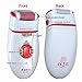 Epilator LuckyFine 3in1 Wet&Dry Rechargeable Cordless Electric Foot Callus Remover Epilator Lady Shaver Kit Travel Pouch