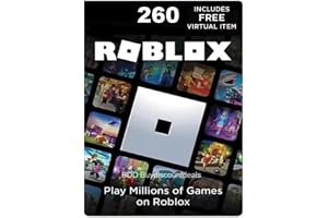 Roblox Gift Code - 260 Robux Code (Digital Code - Email Delivery Only)