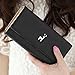 Produktbild Prafa Damen Mädchen Schwarz Geldbörsen Geldbeutel Portemonnaie Brieftasche Kreditkartenetui Clutch Wallet Lang Mit Hirsch by Prafa