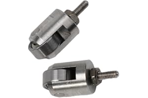 DRHOMEAM 2 Stück M2 5 Messuhren Kontaktpunkt Tiefenmesser Roller Messspitze Teile für genaue Messungen