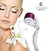 RC 0.5mm Titanium Micro-needles Roller System Derma 540 Needles Roller for Skin Care/ Therapy/ Treatment/ Rejuvenation - Transparent Handle & Purple Roller