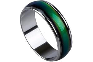 SouiWuzi Anello di Cambio di Colore, Temperatura dell'anello dell'umore influisce sul Cambiamento di Colore Anello emozione sentendo Gioielli per Le Donne Uomini Che senteno Anello