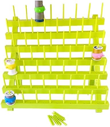 PeavyTailor Thread Stand/Rack and Organizer for Sewing Quilting Embroidery —Green