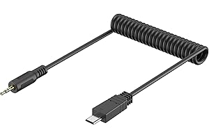 JJC Cable de Conexión de Liberación de Obturador para Sony FX30 ZV-1 A9II A7 A7 II A7III A7IV A7RII A7RIII A7RIV A7RV A7S A7SII A7SIII A6400 RX100M7 A6100 A6600 para Sony Multi Connector/RM-SPR1