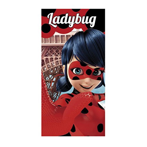 Preisvergleich Produktbild Ladybug Miraculous Strandtuch 140x70cm Duschtuch 2200-2384