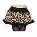 Price comparison product image Wicked Costumes Ladies Leopard Tutu (One size Only) Under Skirt Lingerie for Sexy Lingerie Fancy Dress