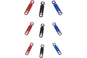 SUPERFINDINGS Circa 12 Pz 3 Taglie Anelli per Uccelli in Pelle Scamosciata Sintetica 4 Colori Anello per Uccelli Fasce per Gamba Fasce per Piccione Clip per Pappagallo Finch Piccioni Polli