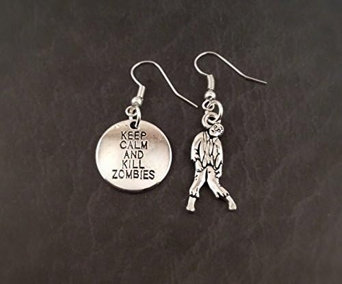 Zombie Hunter Earrings – sterling silver or plated