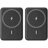 Anker MagGo Magnetic Wireless Charging 5,000 mAh Power Bank, 2-pack