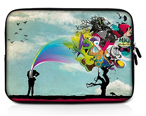 Sidorenko Schutzhülle für Laptops mit einer Bildschirmdiagonale von 38,1-39,6 cm (15-15,6 Zoll) neopren max. Geräteabmessungen 38 cm x 28 cm
