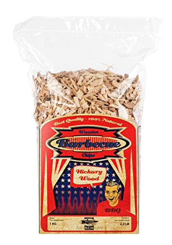Axtschlag Räucherchips Hickory 1 kg, mehrfarbig