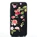 Produktbild Everainy Xiaomi Mi 5X/Xiaomi Mi A1 Hülle Silikon Bumper Gummi Neu Cover Hüllen Kompatibel für Xiaomi Mi A1 Handyhülle Stoßfest TPU Stoßstange Schwarz Schutzhülle (Rosa/rot Blume)