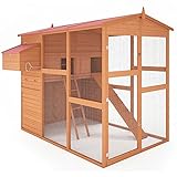 hühnerhaus selber bauen Dieser Hühnerstall besitzt ein witterungsbeständiges Lattendach. Die Vorteile zeichnen sich aus durch lange Haltbarkeit, Elastizität und Formstabilität. Es ist sehr widerstandsfähig, wasserundurchlässig und bietet somit einen langfristigen Schutz.