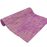 ADOV&reg; Eco Friendly Yoga Mat, Premium Quality Jute Fibres Environmentally Friendly PVC Reversible Breathable Exercise Pad for Home and Travel, Extra Long 72" Non Toxic, Latex Free, Good for Your Knees and The Earth