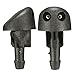 Produktbild 1 Paar Auto Frontscheibenwaschdüse Spray Düsen Kit Fit (Farbe: schwarz)