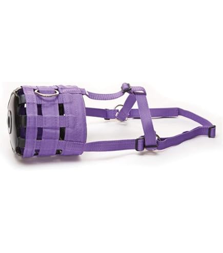 Museau de pâturage à pince Fieldsafe noir S/H - Taille poney