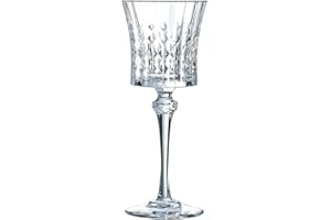 CRISTAL D'ARQUES ECLAT L9744 6 Verres à Pied 19 cl-Lady Diamond, 0.19 liters, Transparent