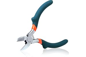 SPEEDWOX Mini Diagonal Pliers Thin Precision Cutters 4-1/2 cala wypukłe ramiona małe plastikowe szczypce Micro Side Cutter Side Cutting Fine Plier Jewelry Making Professional Beading Hobby Craft