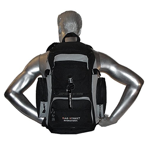 XL City & Laptop Rucksack – Alltag & Sport Rucksack Schulrucksack Reise Rucksack Notebook Rucksack Daypack Backpack Damen Herren Schwarz - 2