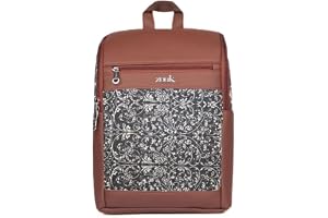 ZOUK Amalia Daypack |Padded Tablet Compartment | Adjustable Straps | Water-Resistant | Men and Women | Daily Use | Lightweight |Smart & Compact |Comfortable & Stylish